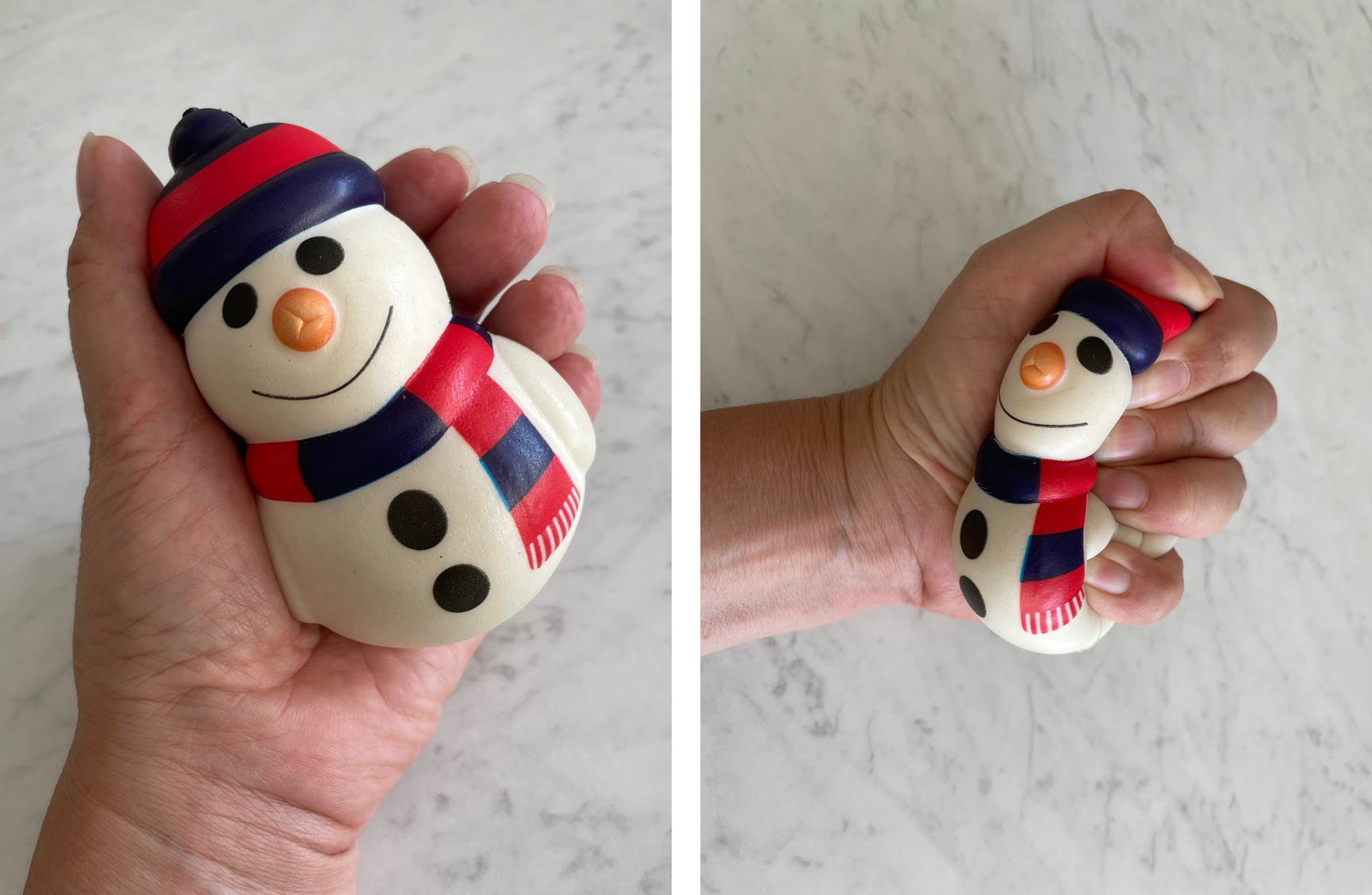 My migraine’s marshmallow snowman