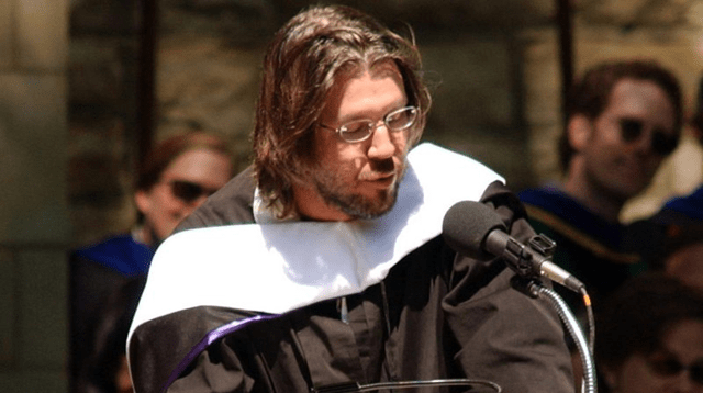 image of wallace giving his speech