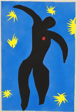 Henri Matisse painting "Icarus" (1947)