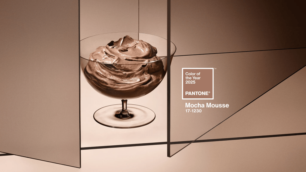 Pantone's image of chocolate mousse