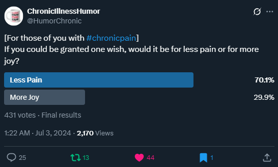A screen shot of the Twitter-X poll.
